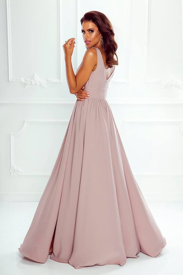 Dlouhé elegantní šaty NANA baby blue