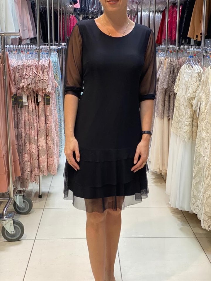 Elegantní šaty Judit černé