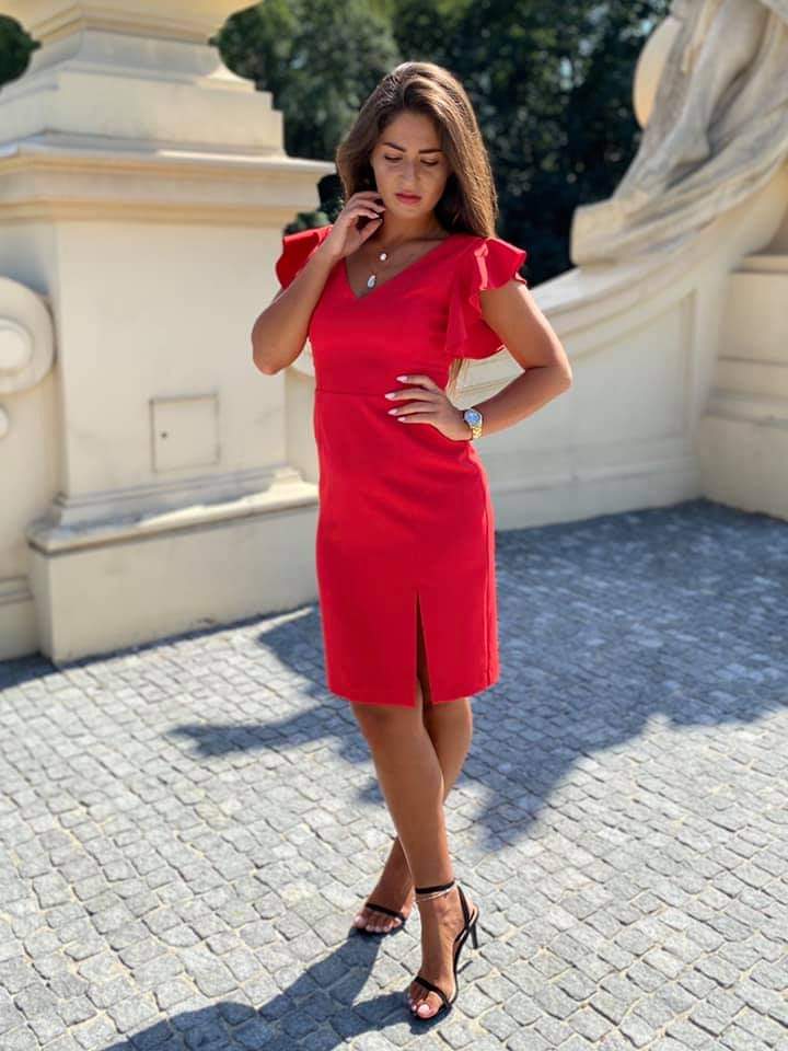Dámské šaty Nelly červené