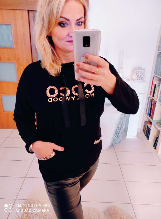 Dámské oversize triko černé