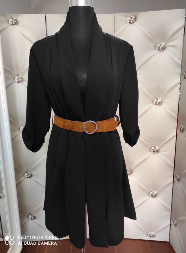 Lehký dámský kardigan černá