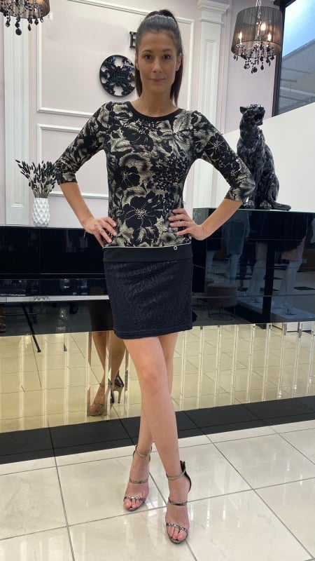 Elegantní dámské šaty Bellita černé