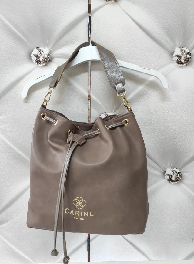 Dámská kabelka CARINE Paris kapučíno