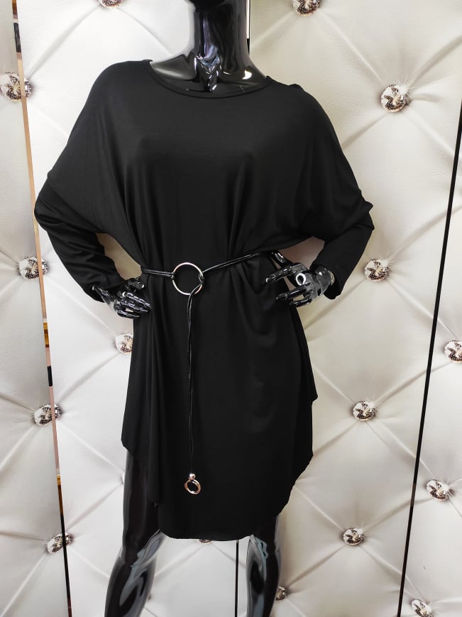 Dámské oversize šaty/tunika černé