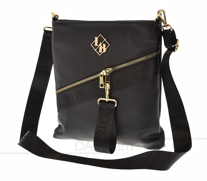 Dámská crossbody kabelka LAURA BIAGGI černá matná