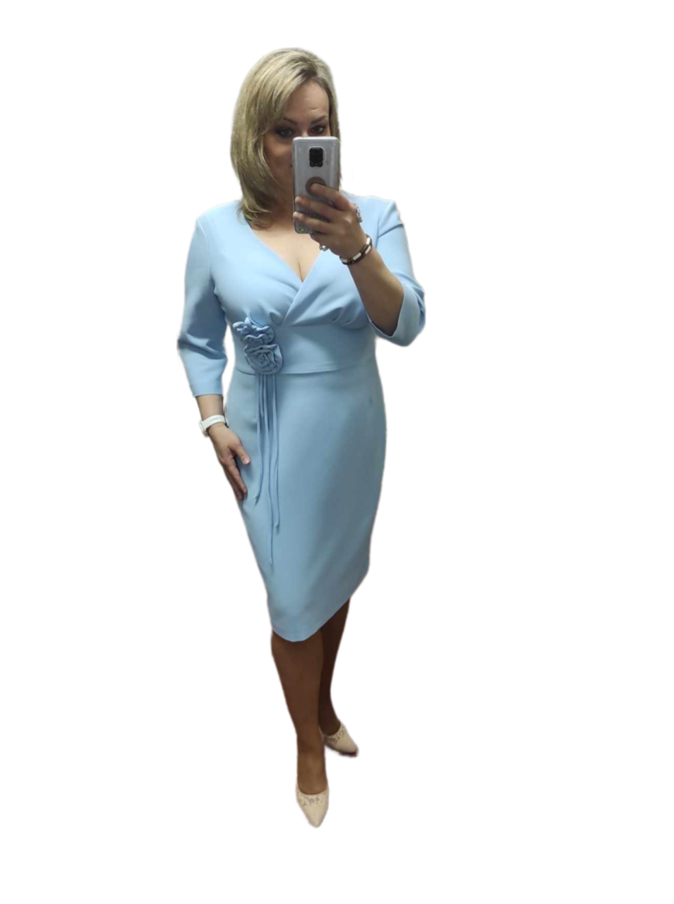 Dámské společenské šaty MARSELINI 2403 nebesky modré