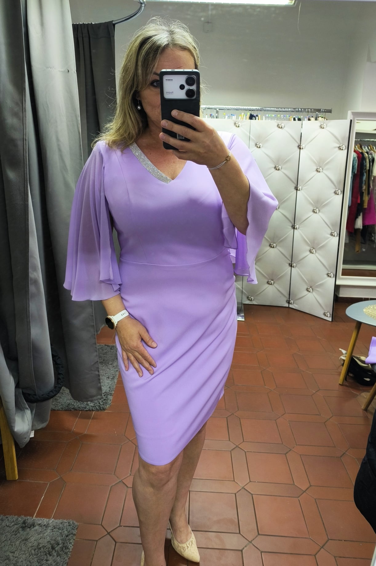 Dámské elegantní šaty MEGAN fialové