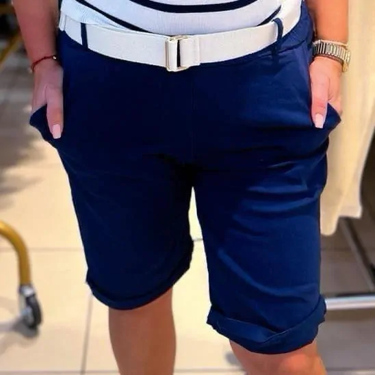 Bavlněné kraťasy tmavě modré