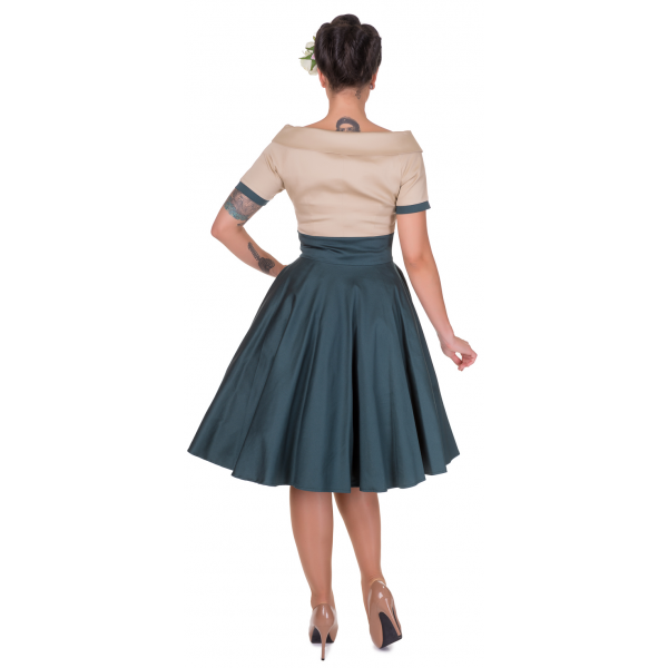 Stylové šaty Dolly and Dotty Darlene II khaki