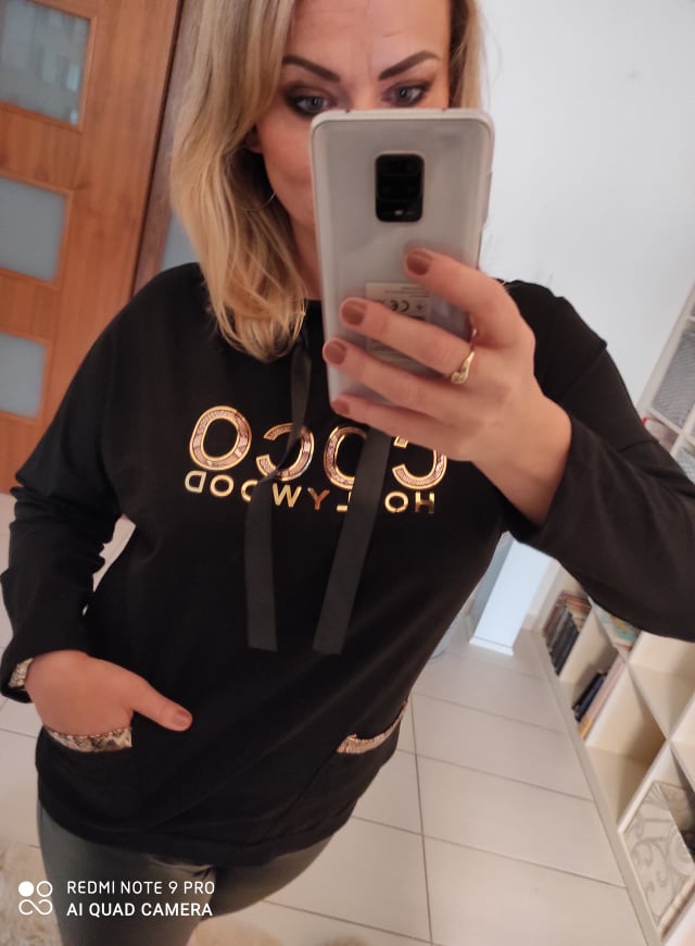 Dámské oversize triko černé