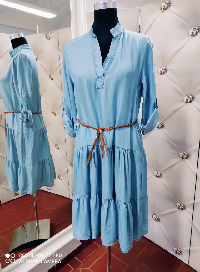 Dámské šaty DENIM modré