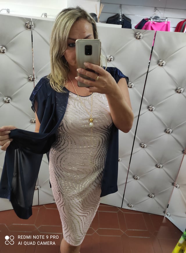 Elegantní dámské šaty Callas pudrovomodré