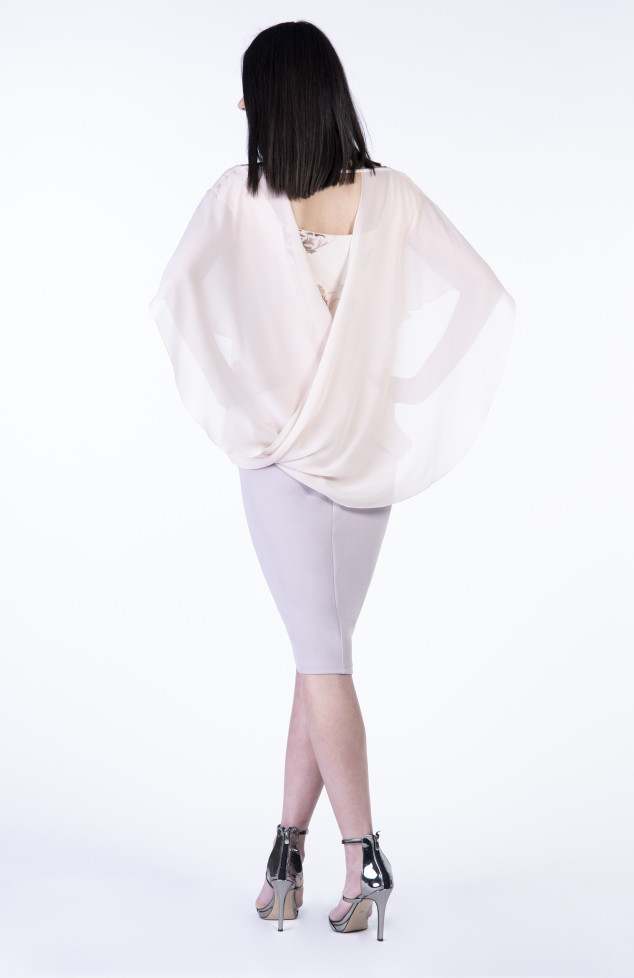 Dámské společenské PLUS SIZE šaty TONI pastelové