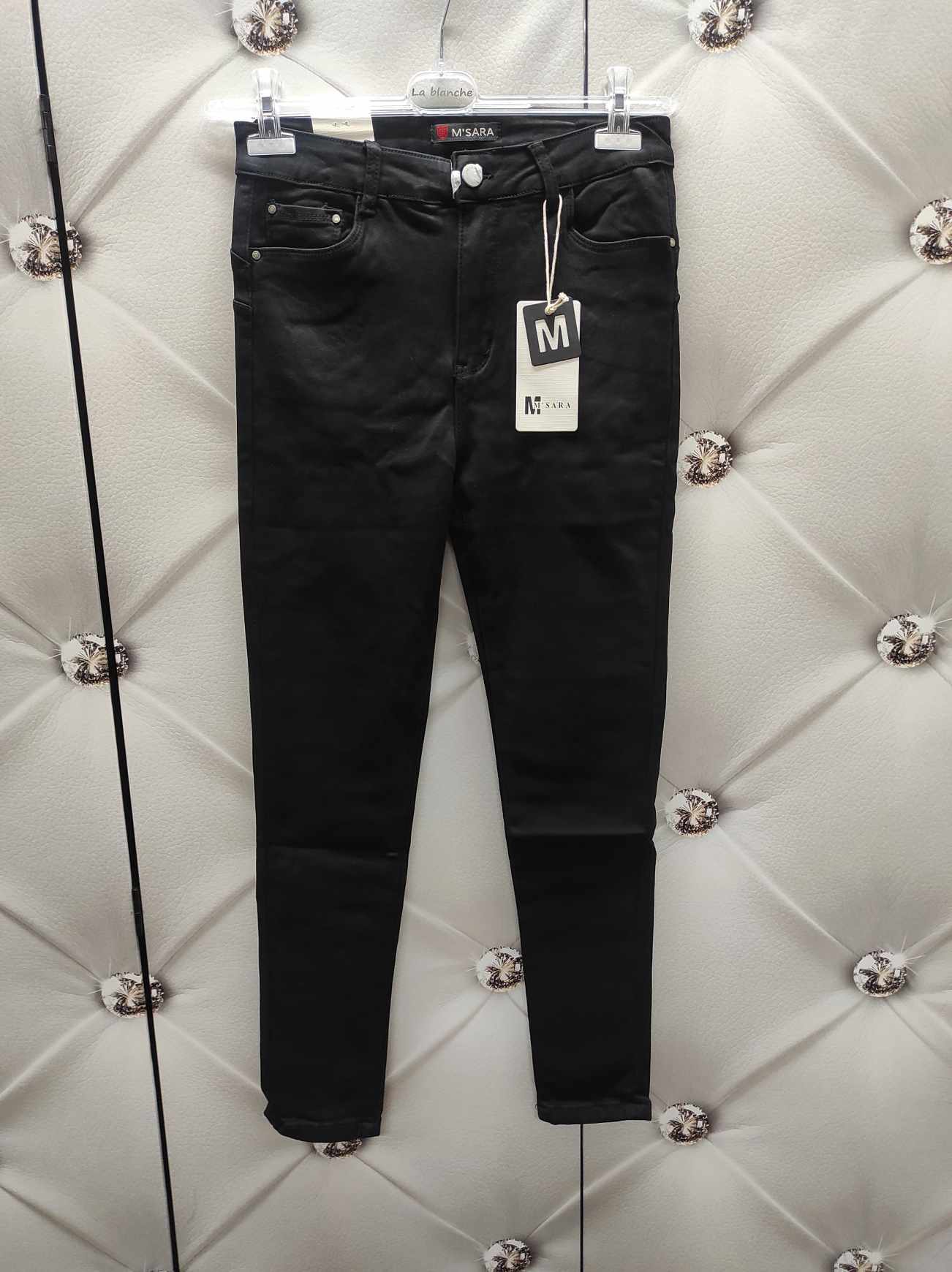 Dámské push-up PLUS SIZE rifle černé