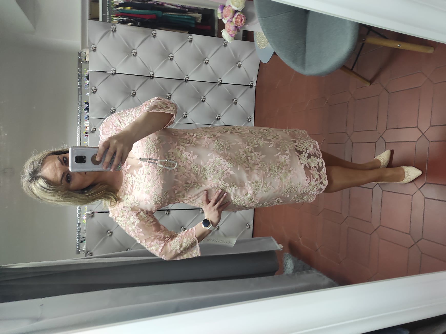 Luxusní krajkové šaty Marselini 2231