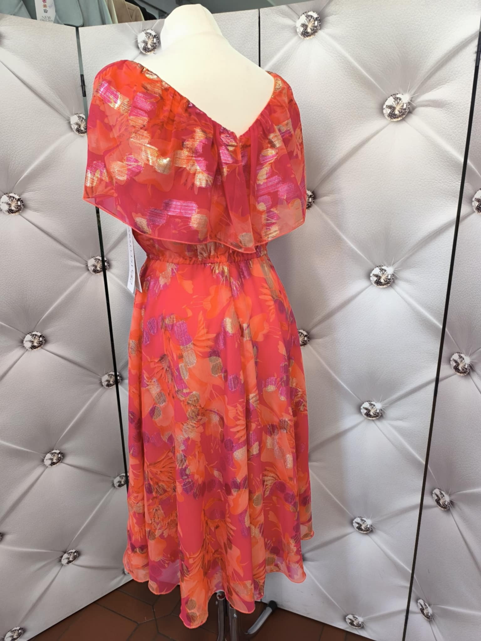 Dámské šifonové šaty MARSELINI 2321 barvené