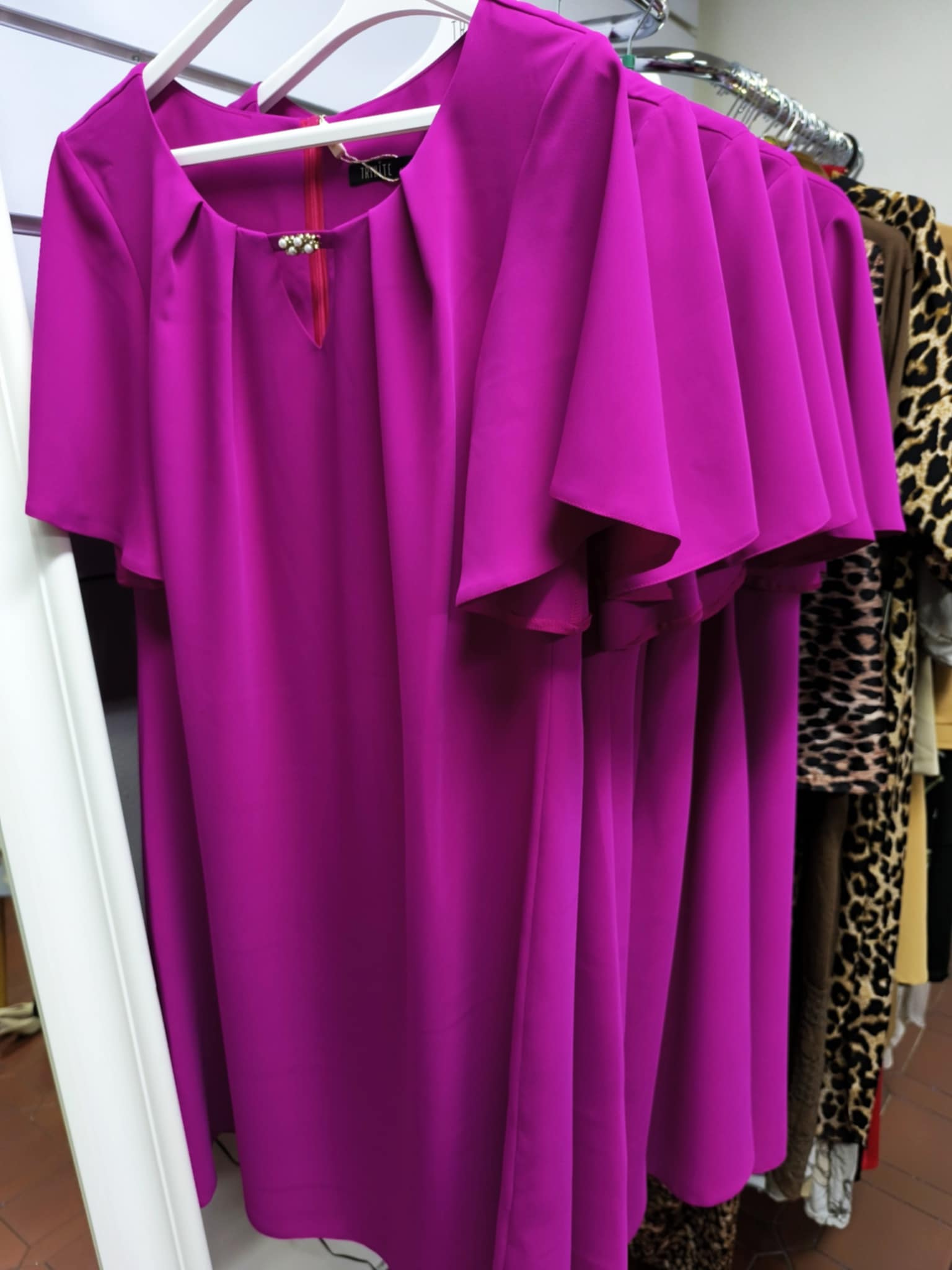 Elegantní šaty DORY fuchsiové