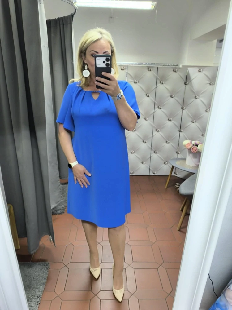 Elegantní šaty DORY královsky modré