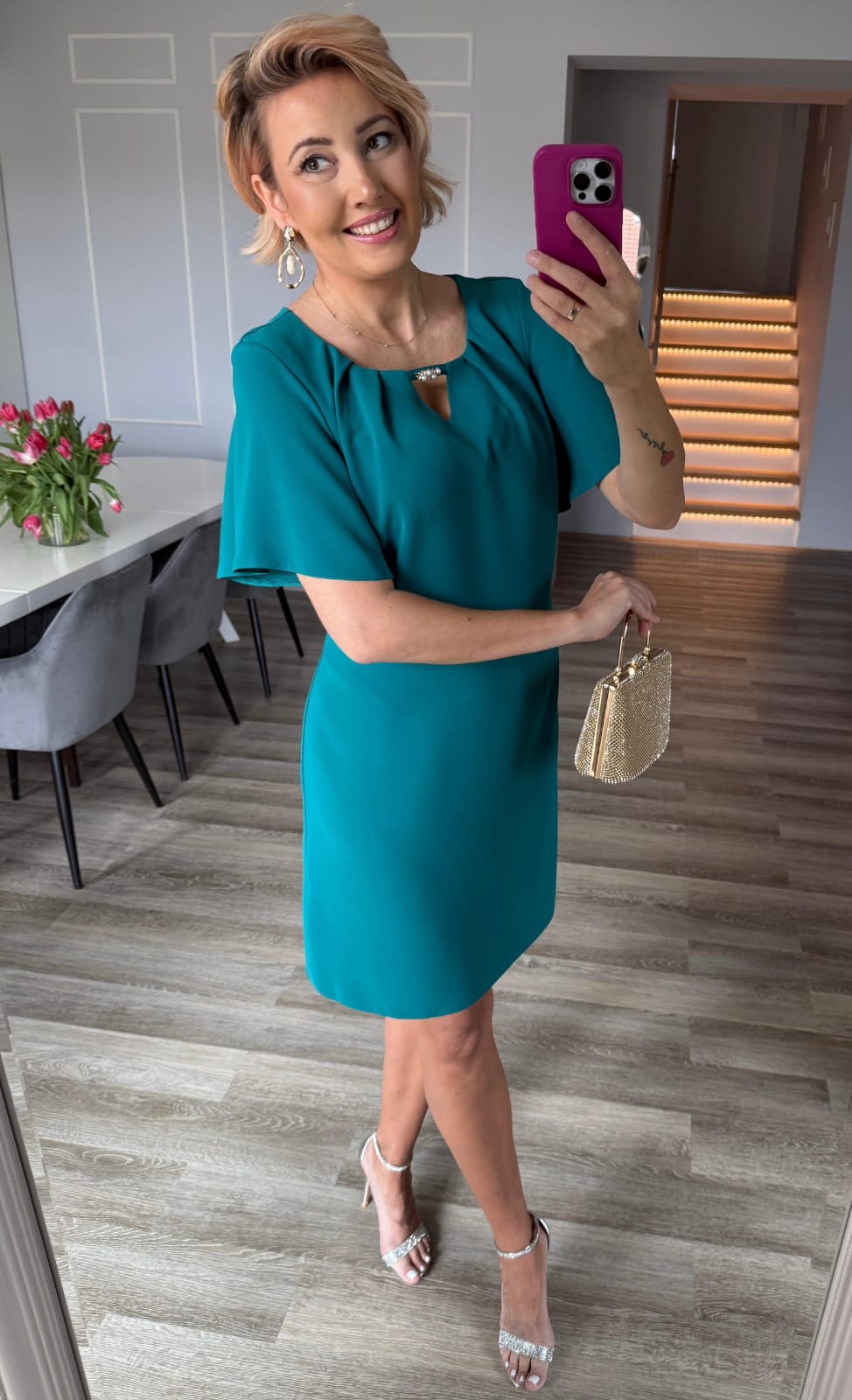 Elegantní šaty DORY zelené