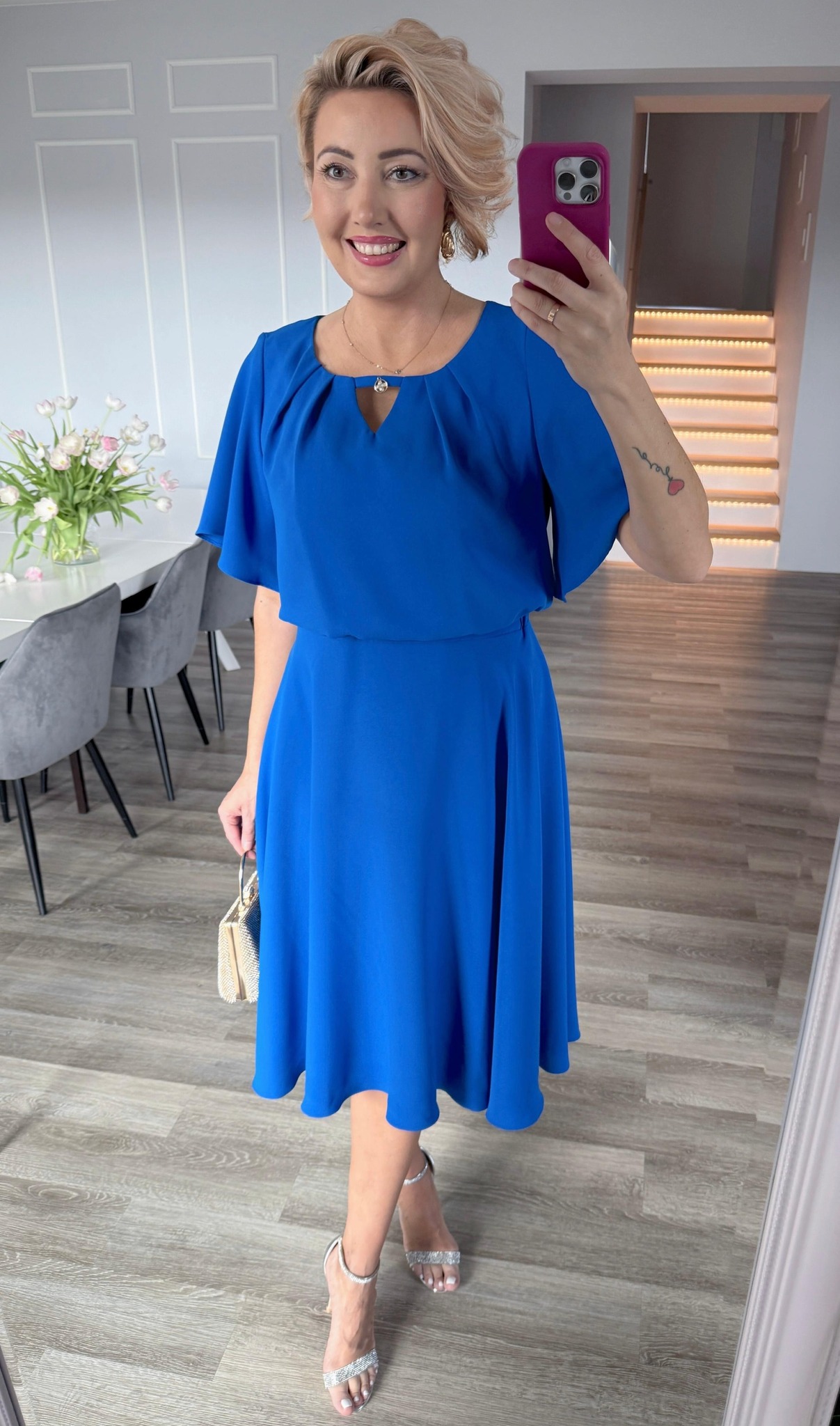 Elegantní dámské šaty ALICE modré