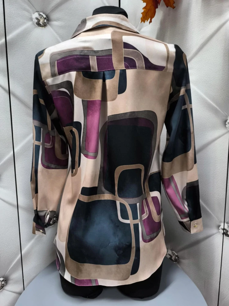 Dámská PLUS SIZE košile barevná