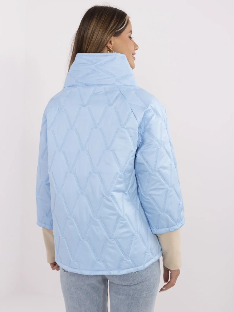 Přechodová bunda nebesky modrá