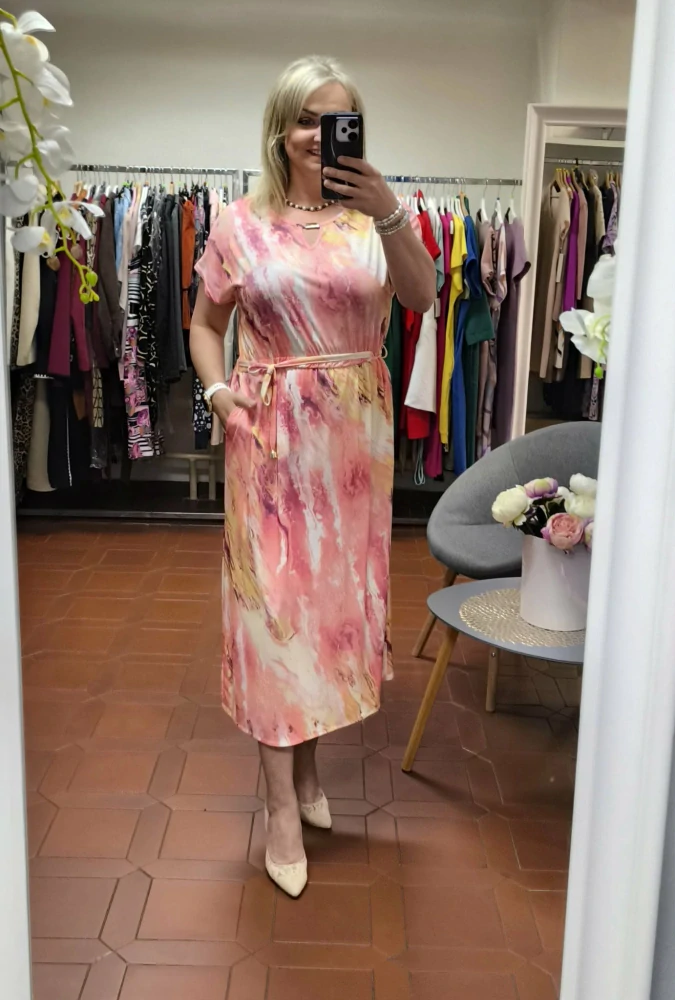 Elegantní šaty ROKSI barevné