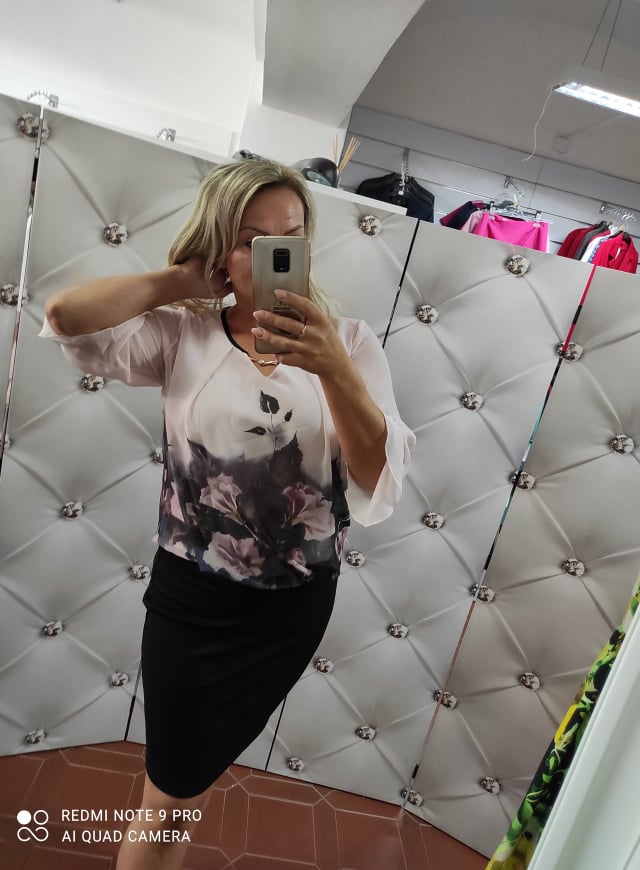 Dámské elegantní šaty SOKRATES s delším rukávem černobroskvové