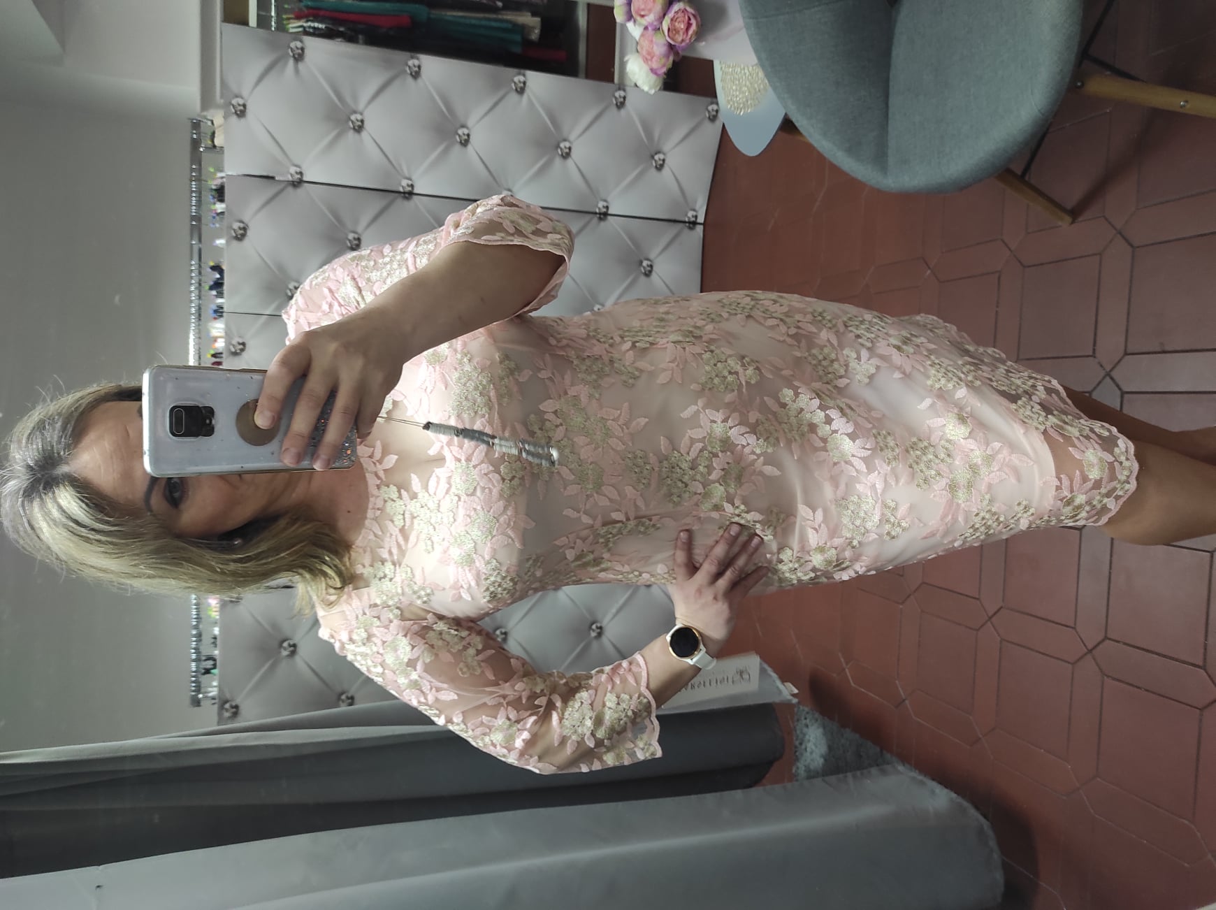 Luxusní krajkové šaty Marselini 2231