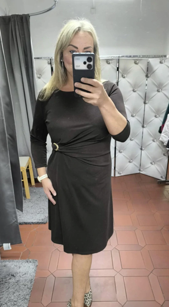 Elegantní šaty DOLLY čokoládové