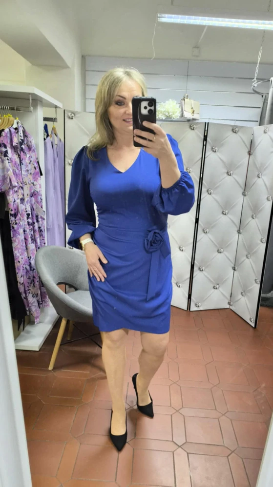 Krátké šaty BELLATRIX modré