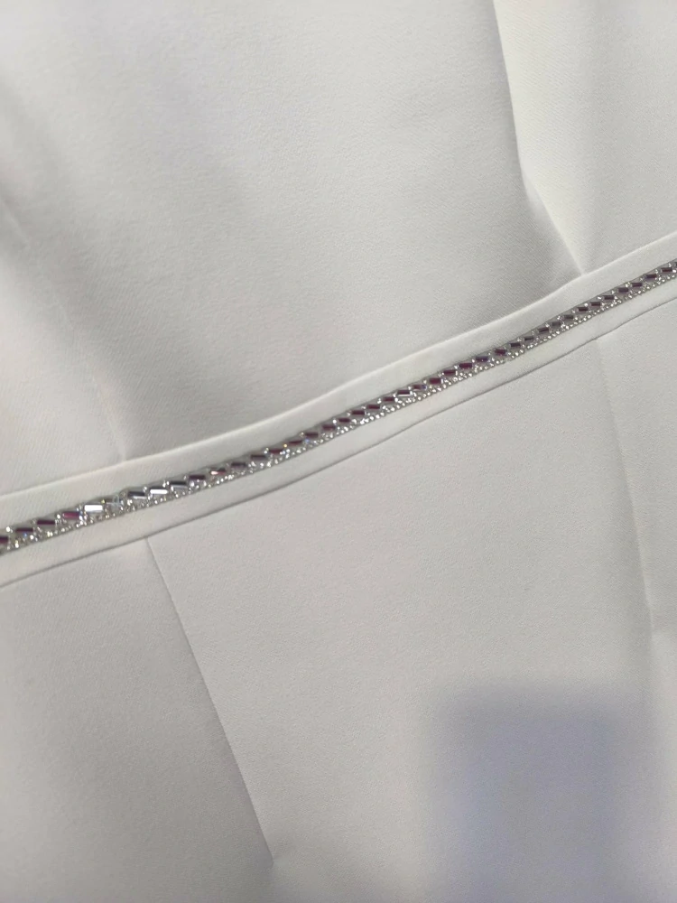 Elegantní pouzdrové šaty SELI smetanové s 3/4 rukávem