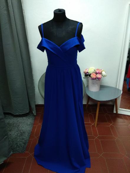 Dlouhé šaty Elizabeth modré