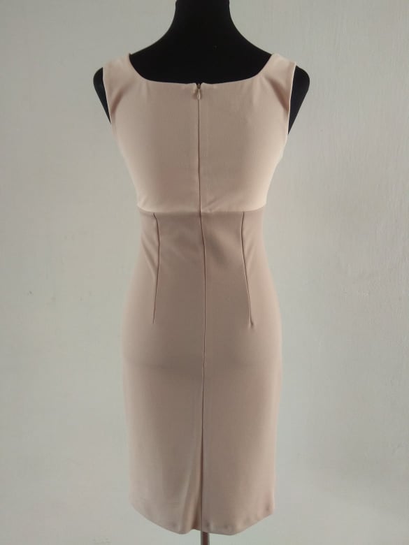 Elegantní dámské šaty FIORE s bolérkem béžové