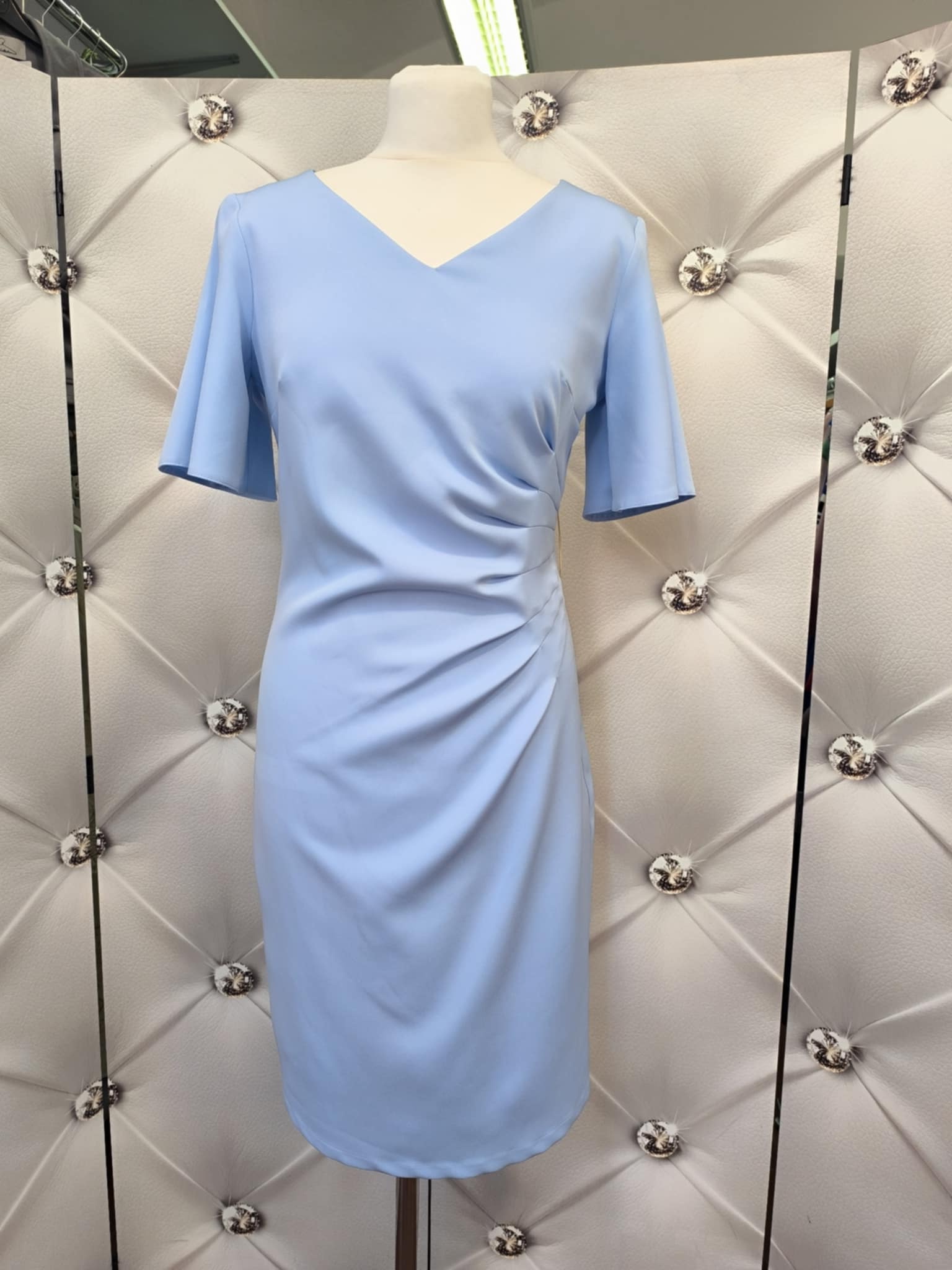 Elegantní dámské šaty BORA nebesky modré