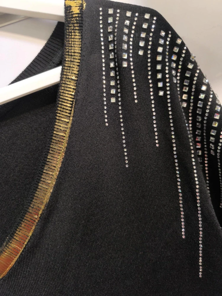 Dámské triko s aplikací černé