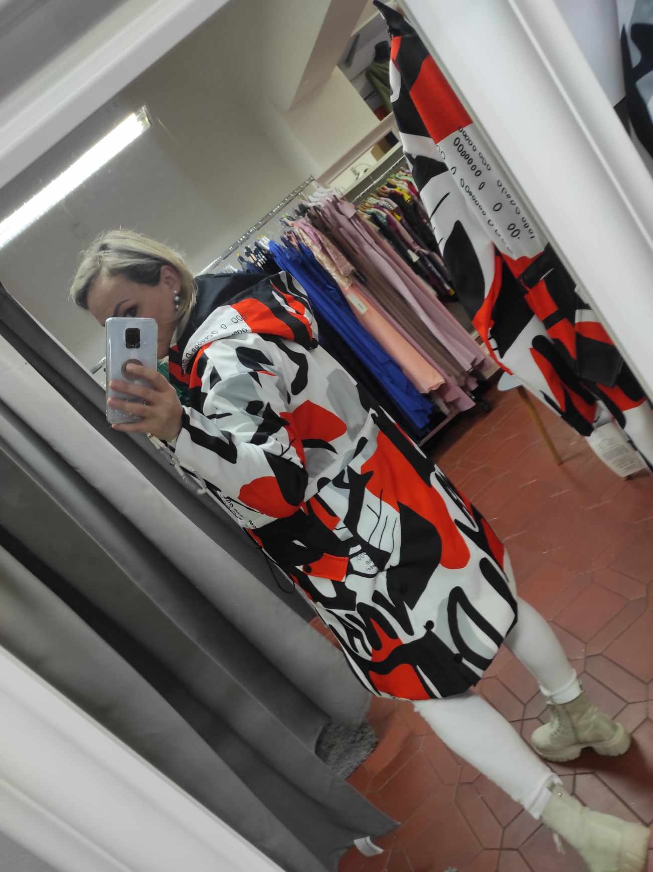 Dámská nepromokavá softshellová bunda HELLO oranžová