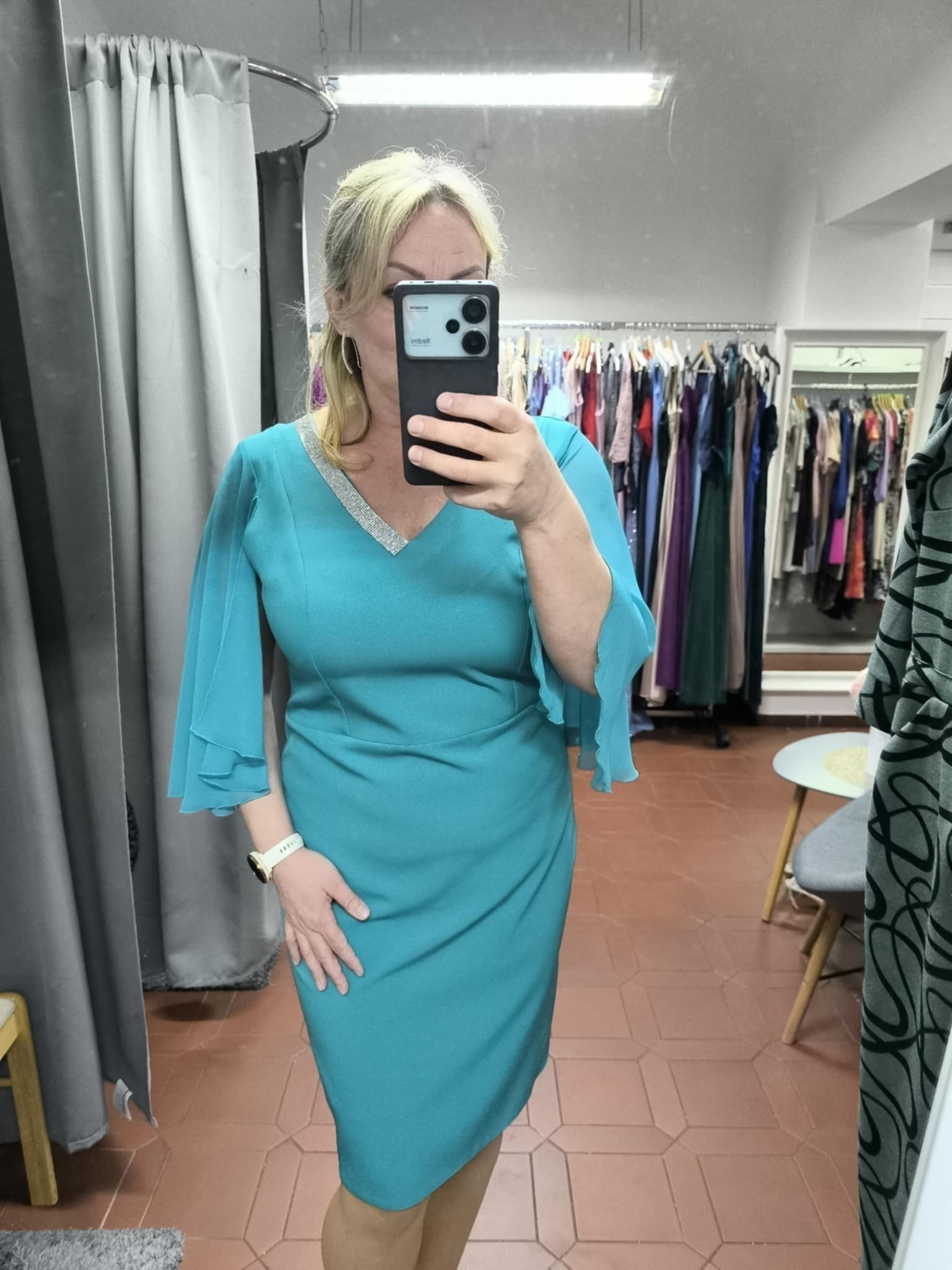 Dámské elegantní šaty MEGAN zelené