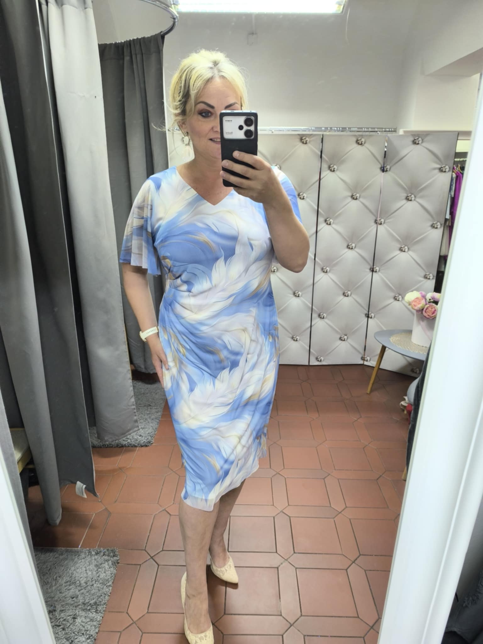 Pouzdrové šaty SANDRA modré