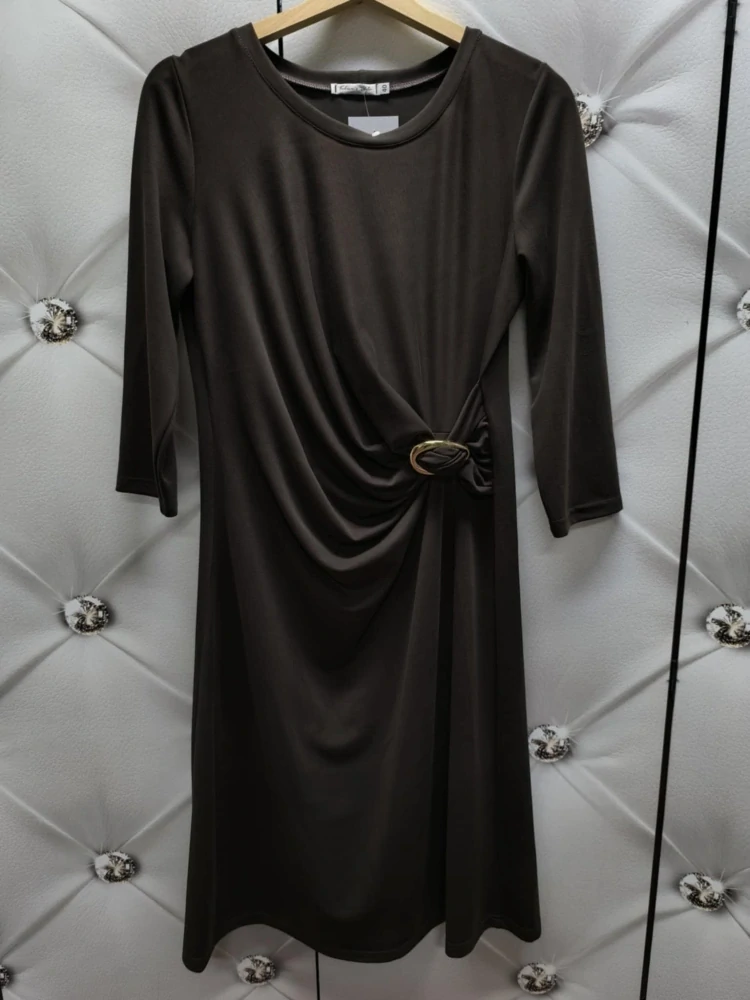 Elegantní šaty DOLLY čokoládové