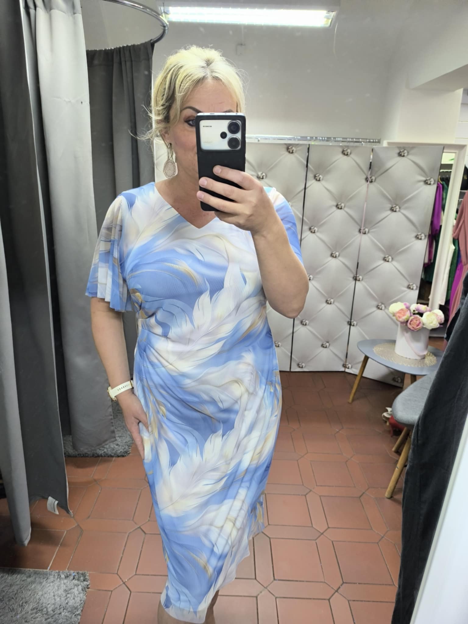 Pouzdrové šaty SANDRA modré