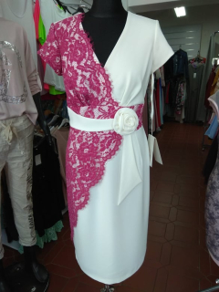 Společenské šaty Marselini 1320 krémovovínové