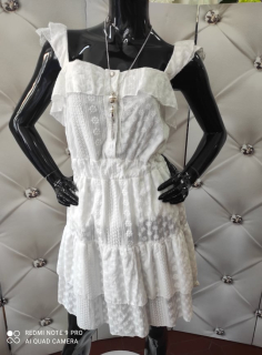 Letní šaty Madeira bílé