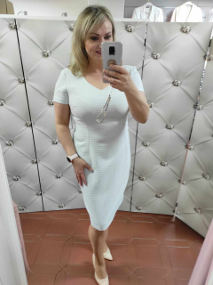 Pouzdrové šaty Marselini 2427 šedomodré