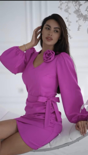 Krátké šaty BELLATRIX fuchsiové