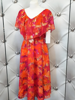 Dámské šifonové šaty MARSELINI 2321 barvené