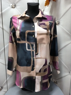 Dámská PLUS SIZE košile barevná