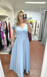 Dlouhé šaty MARSELINI 2174 baby blue