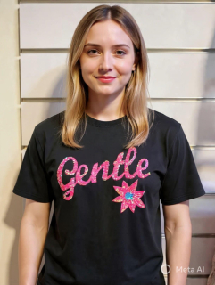 Dámské bavlněné triko černé