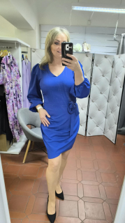 Krátké šaty BELLATRIX modré